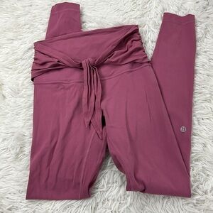 Lululemon Align Pant 28" *Wrap Waist Moss Rose